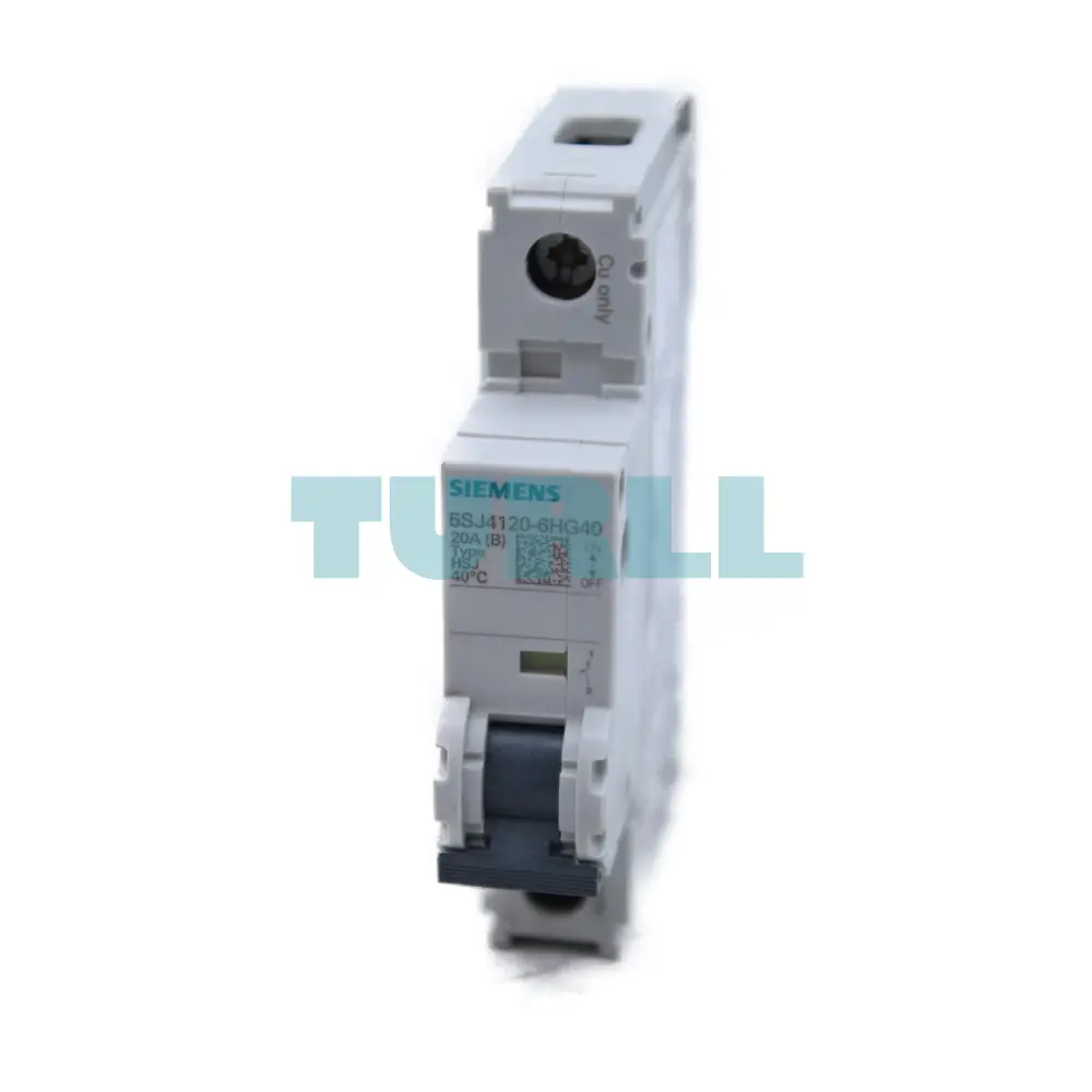 Siemens 5SJ4120-6HG40 Miniature Circuit Breaker 1-Pole, 20A, 240V, 14kA, UL 489 Rated