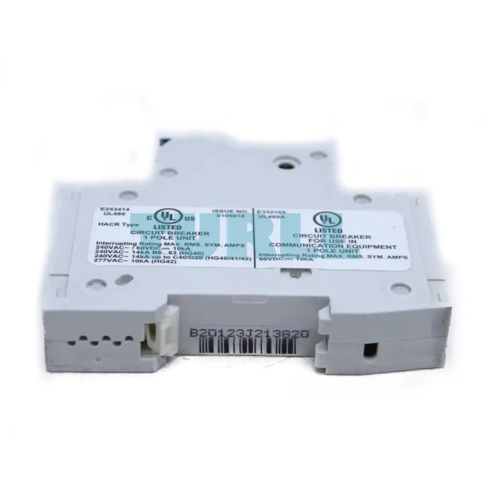 Siemens 5SJ4120-6HG40 Miniature Circuit Breaker 1-Pole, 20A, 240V, 14kA, UL 489 Rated