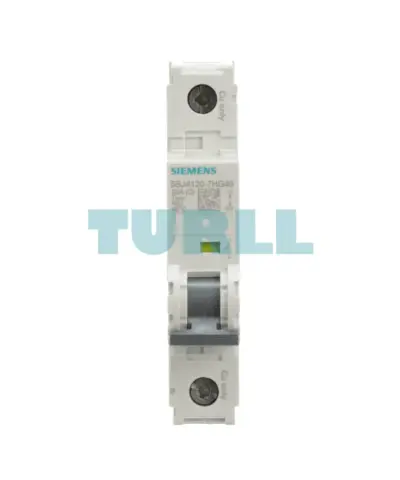 Siemens 5SJ4120-7HG40 Miniature Circuit Breaker 1-Pole, 20A, 240V, 14kA, C-Trip