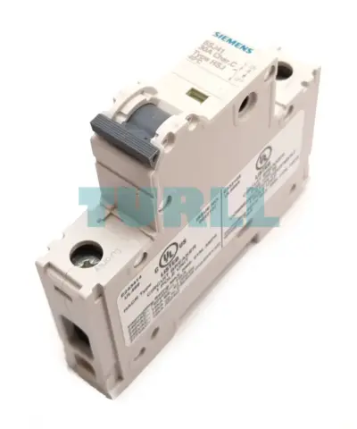 Siemens 5SJ4130-7HG40 Miniature Circuit Breaker 1-Pole, 30A, 240V, C-Type, UL 489A