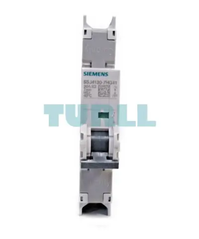 Siemens 5SJ4130-7HG41 Miniature Circuit Breaker 1-Pole, 30A, 240V, UL 489 Rated