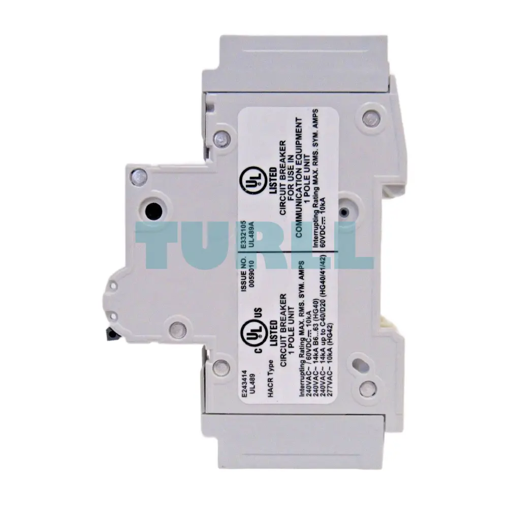 Siemens 5SJ4130-7HG41 Miniature Circuit Breaker 1-Pole, 30A, 240V, UL 489 Rated