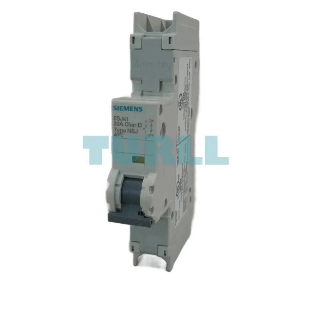 Siemens 5SJ4130-8HG41 Miniature Circuit Breaker 1-Pole, 30A, Class D, UL 489