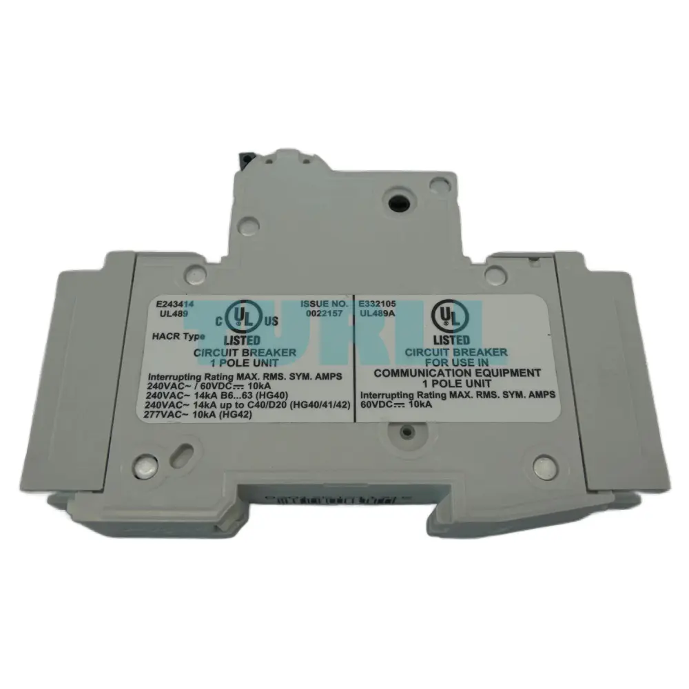 Siemens 5SJ4130-8HG41 Miniature Circuit Breaker 1-Pole, 30A, Class D, UL 489