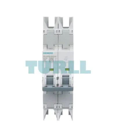 Siemens 5SJ4202-8HG42 Miniature Circuit Breaker 2-Pole, 2A, Type D, 10kA, UL 489