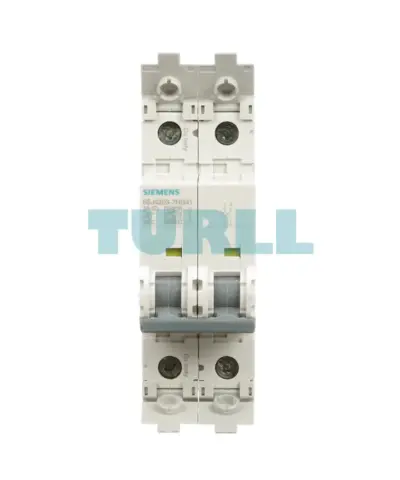 Siemens 5SJ4203-7HG41 Miniature Circuit Breaker 2-Pole, 3A, Class C, 240V, UL 489 Rated