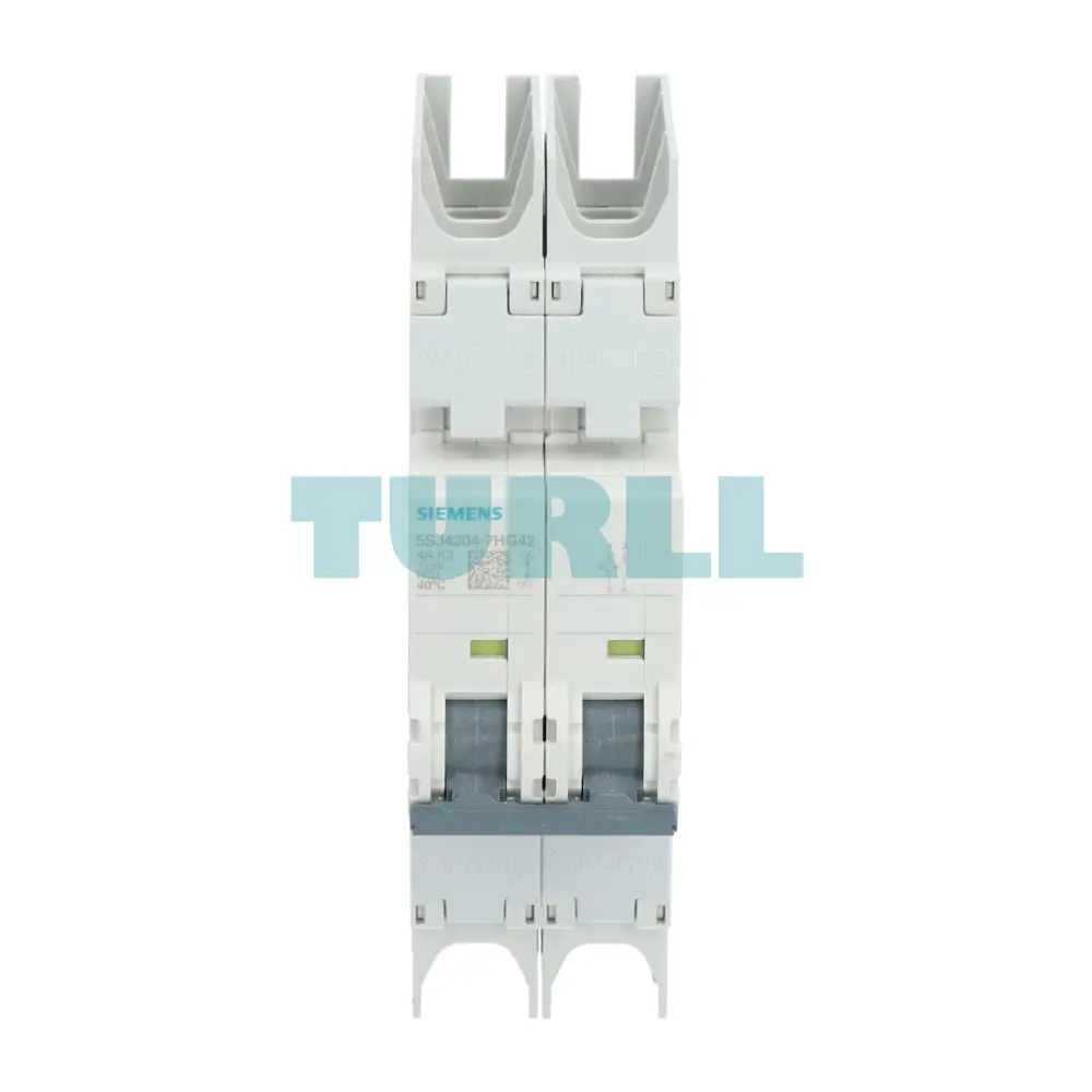Siemens 5SJ4204-7HG42 Circuit Breaker 10kA, 2-Pole, C Curve, 4A, UL 489 Rated
