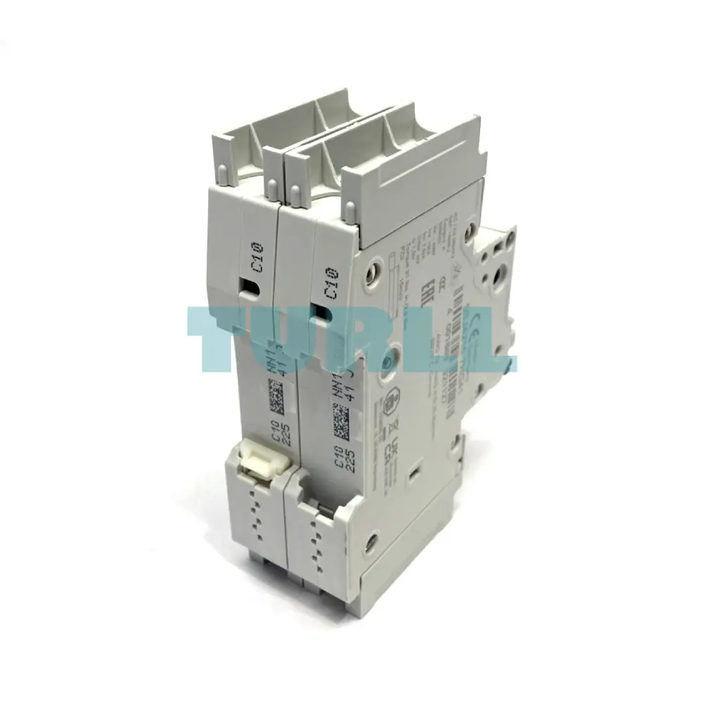 Siemens 5SJ4210-7HG41 Miniature Circuit Breaker 2-Pole, 10A, 240V, 14kA, C-Trip Curve