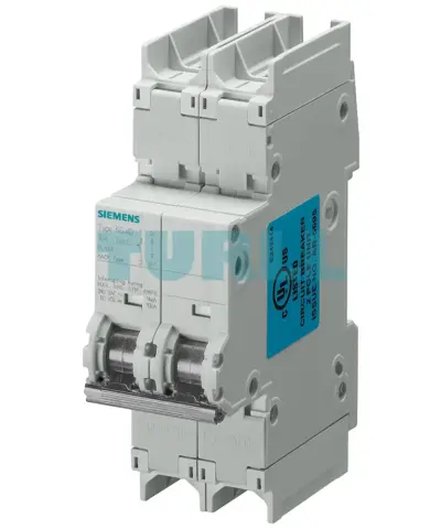 Siemens 5SJ4220-7HG41 Miniature Circuit Breaker 240 V, 14kA, 2-pole, C, 20 A, D=70 mm