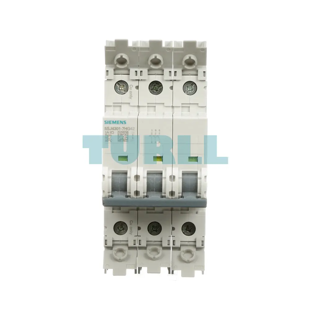 Siemens 5SJ4301-7HG42 UL 489 Circuit Breaker 3 Pole, 1A, C Curve, 10kA, 480Y/277V