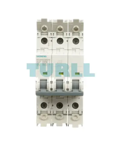 Siemens 5SJ4303-8HG42 Miniature Circuit Breaker 3-Pole, 3A, Type D, 10kA, UL 489 Rated