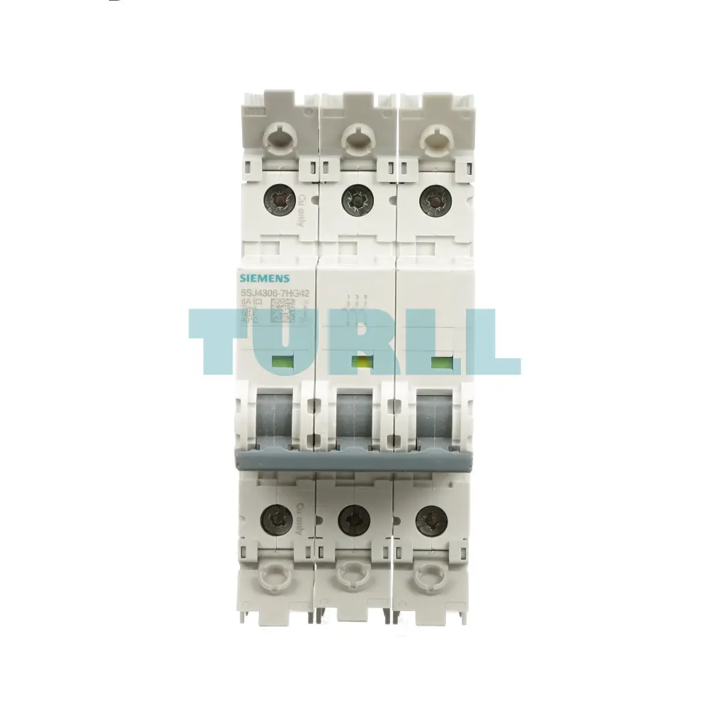 Siemens 5SJ4306-7HG42 Circuit Breaker 10kA, 3-Pole, C Curve, 6A, UL 489-480Y/277V