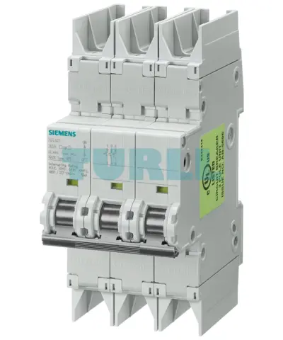 Siemens 5SJ4308-7HG42 Miniature Circuit Breaker, 10 kA, 3-Pole, C, 8 A, UL 489-480Y/277V