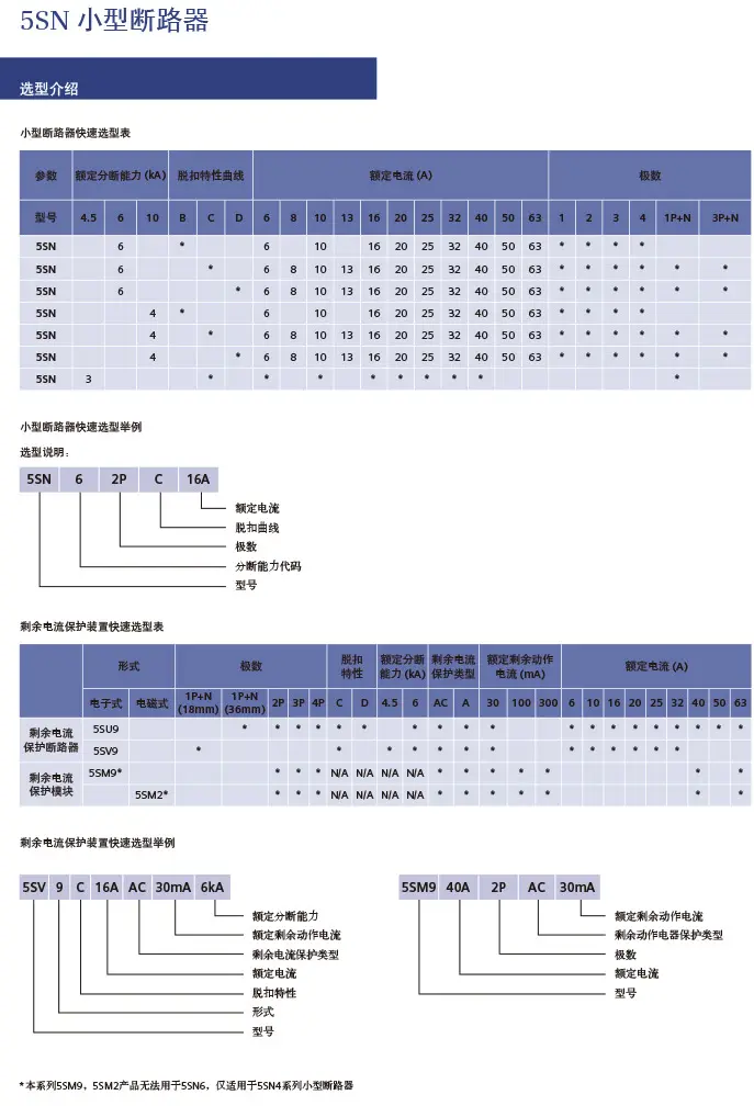 Siemens 5SN4106-7CN Product Detail