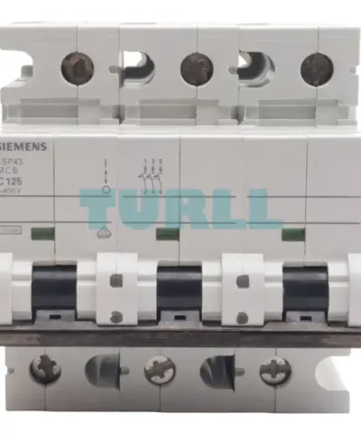 Siemens 5SP4392-7 Miniature Circuit Breaker 3-Pole, 125A, 400V, 10kA, Type C