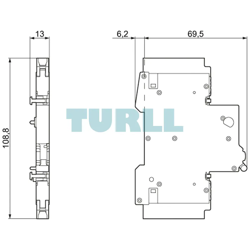 Siemens 5ST3010-0HG Auxiliary Switch 1 NO + 1 NC Contact for Miniature Circuit Breakers