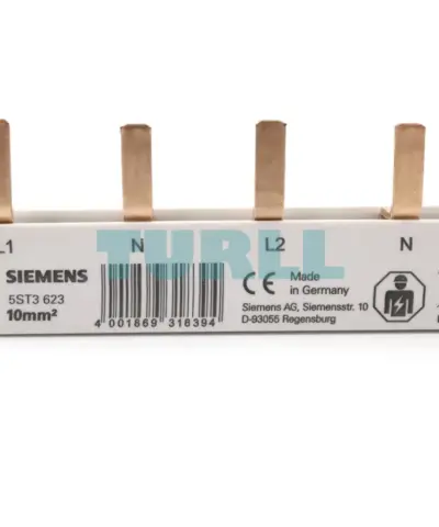 Siemens 5ST3623 Pin Busbar, 10 mm², Touch-Safe Connection, 2x3x (1-Phase+N)