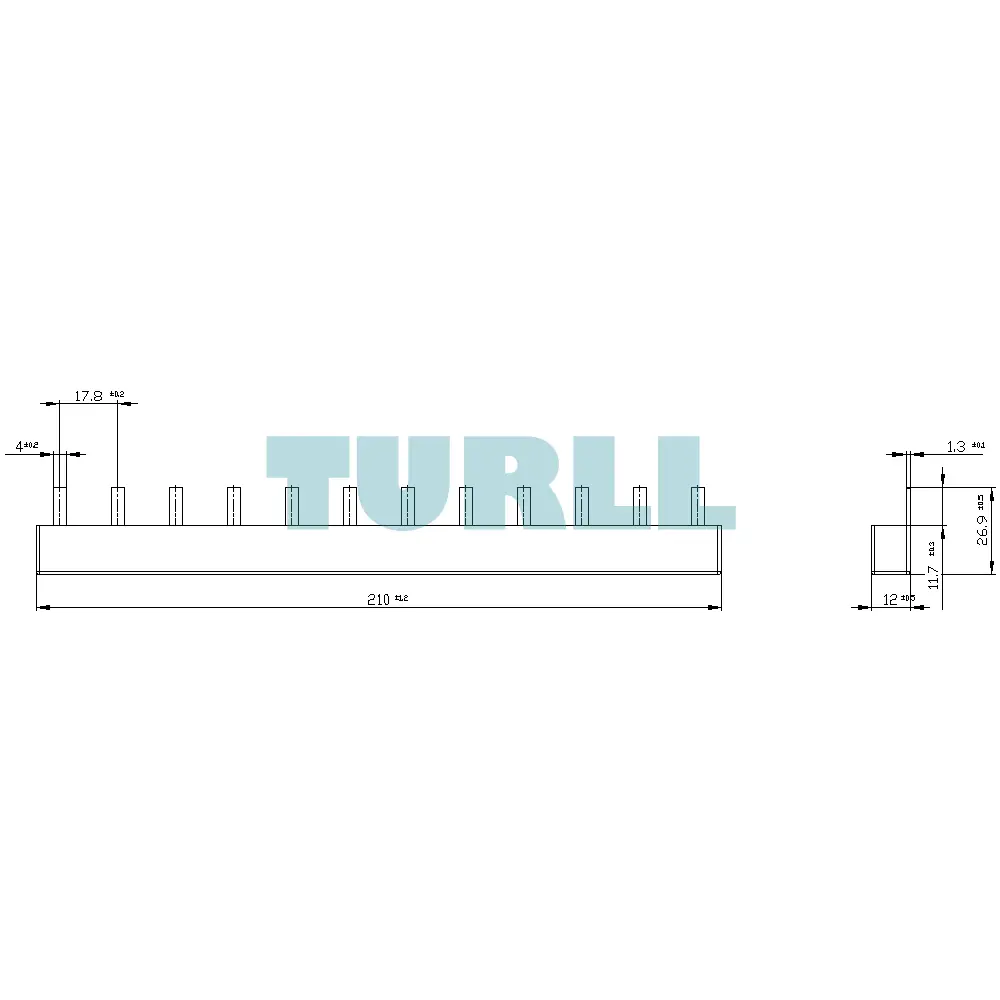 Siemens 5ST3623 Pin Busbar, 10 mm², Touch-Safe Connection, 2x3x (1-Phase+N) Original Brand New 2 Siemens 5ST3623 Pin Busbar, 10 mm², Touch-Safe Connection, 2x3x (1-Phase+N)