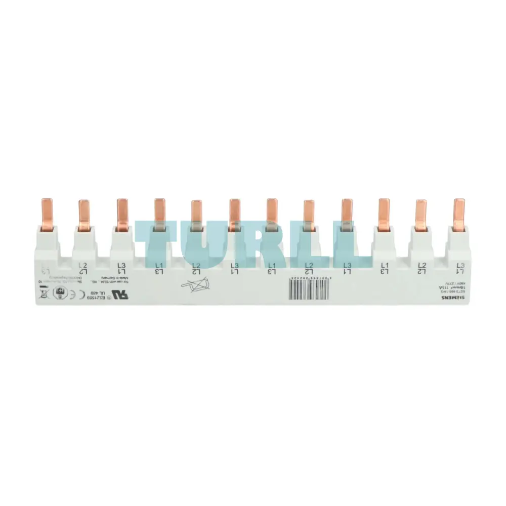 Siemens 5ST3665-1HG Pin Busbar, 16 mm², 4x 3-Phase, 480Y/277V