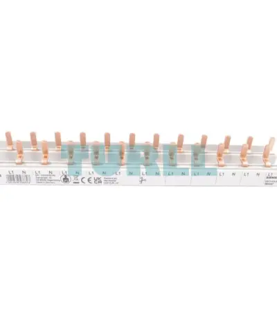 Siemens 5ST3674-0 Compact Pin Busbar, 10mm², 12x Compact Device, Touch Protected