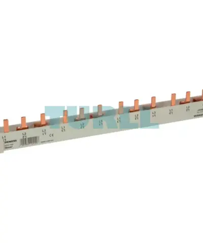 Siemens 5ST3708 Pin Busbar, Touch-Safe, 16 mm, 3-Phase, 214 mm