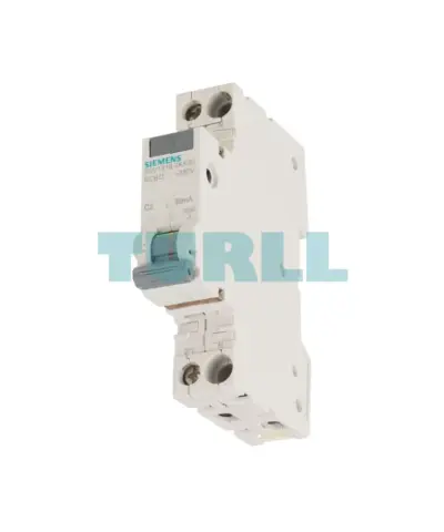 Siemens 5SV1316-7KK02 RCBO Compact 6 kA, Type A, 30 mA C2, Residual Current Circuit Breaker