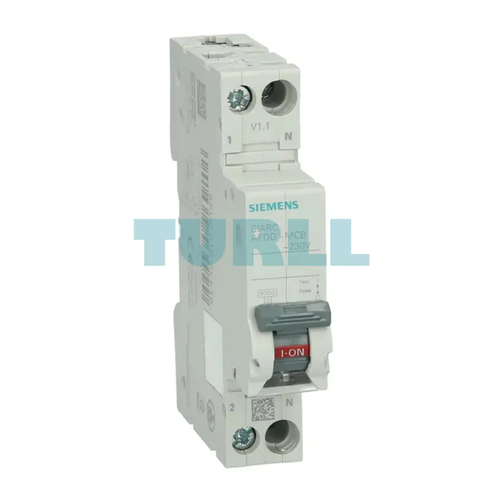 Siemens 5SV6016-7KK06 AFDD-MCB Combination 230V, 6kA, 1+N, C, 6A Compact (1MW) Original Brand New 1 Siemens 5SV6016-7KK06 AFDD-MCB Combination 230V, 6kA, 1+N, C, 6A Compact (1MW)