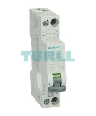 Siemens 5SV6016-7KK25 AFDD-MCB Combination 230V, 6kA, 1+N C-Curve, 25A Compact (1MW)