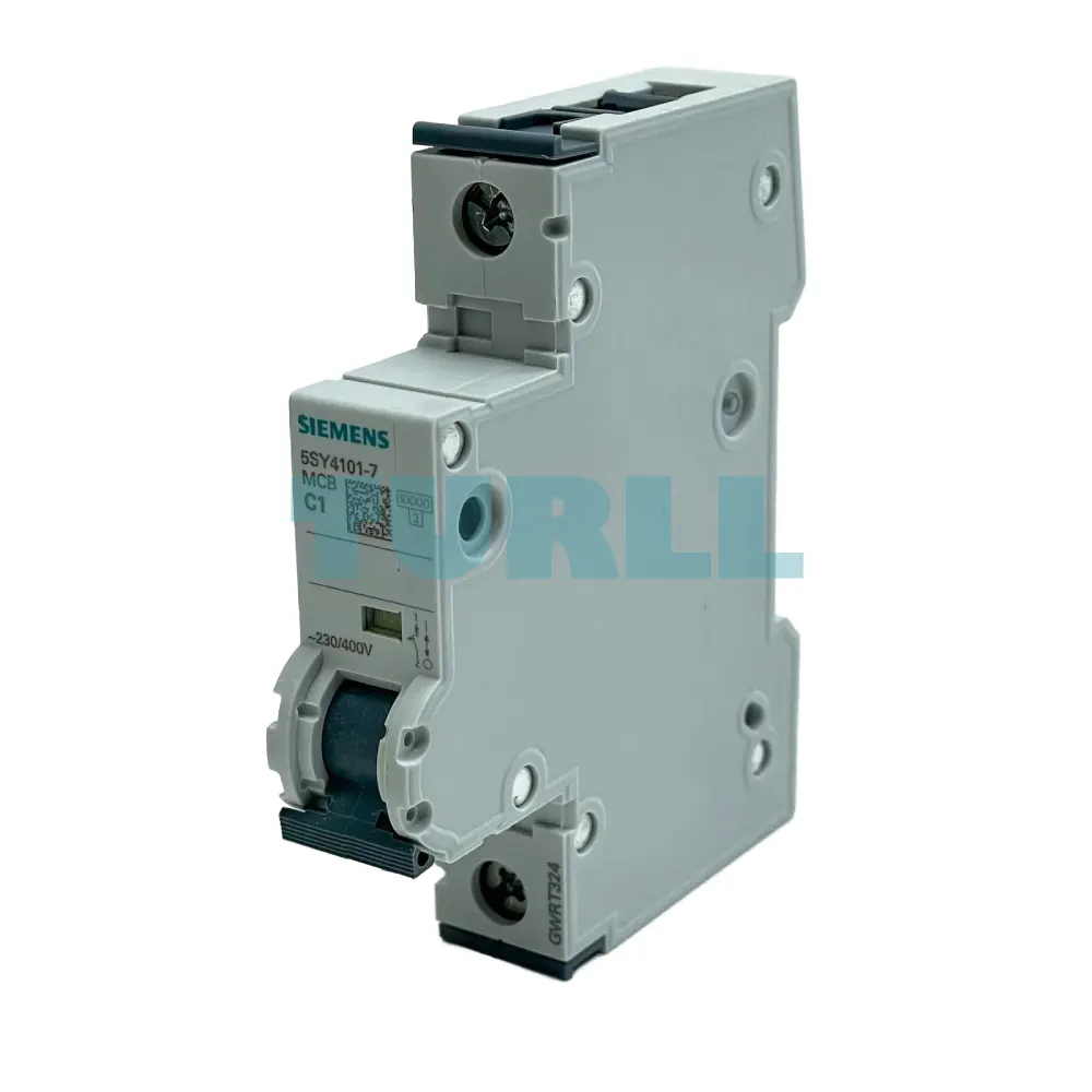 Siemens 5SY4101-7 Miniature Circuit Breaker 1-Pole, C Curve, 1A, 230/400V, 10kA, D=70mm