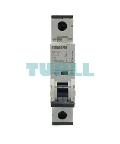 Siemens 5SY4102-7 Miniature Circuit Breaker 2A, 1-Pole, C-Curve, 10kA, 230/400V