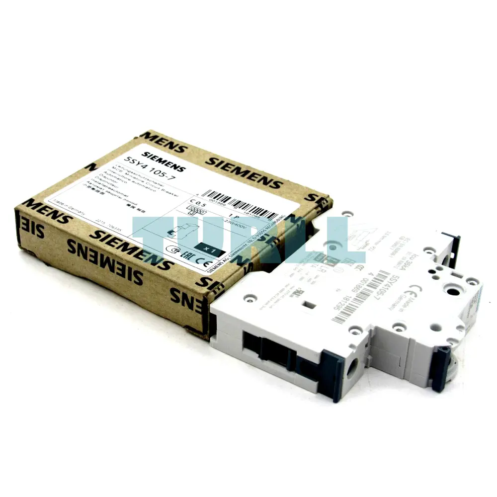 Siemens 5SY4105-7 Miniature Circuit Breaker 0.5A, 1-Pole, C-Curve, 10kA, 230/400V