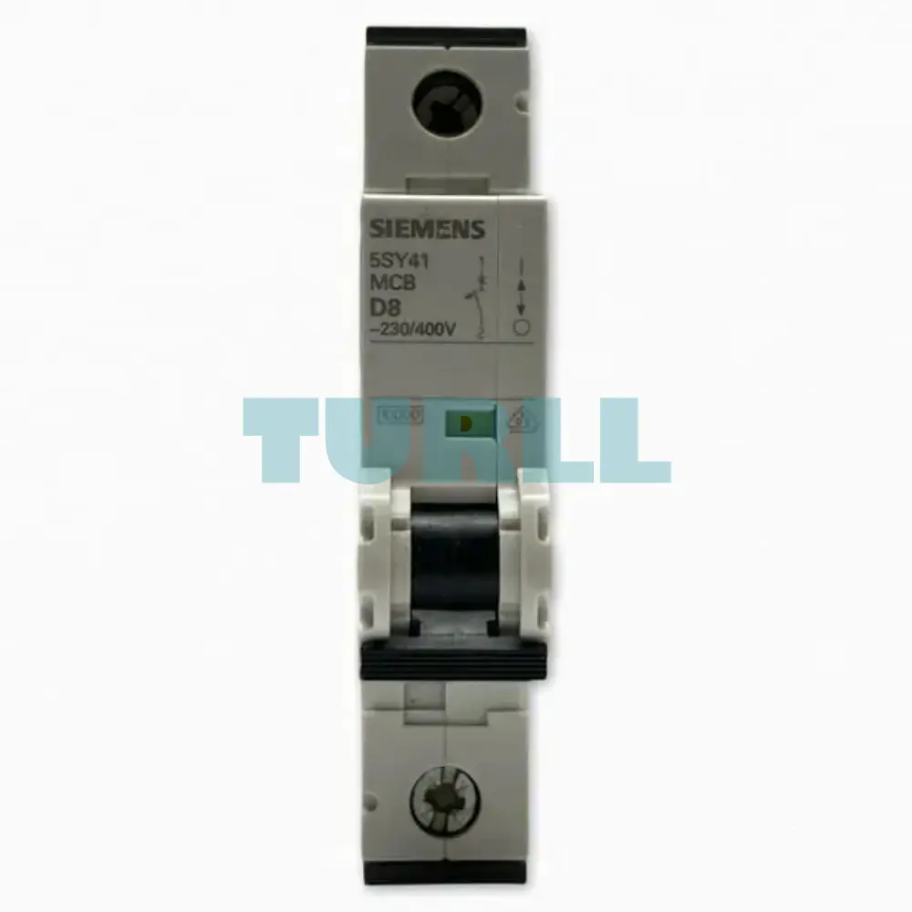 Siemens 5SY4108-8 Miniature Circuit Breaker 1-Pole, 8A, Type D, 10kA