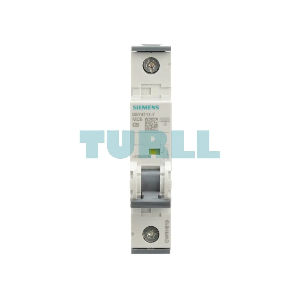 Siemens 5SY4111-7 Miniature Circuit Breaker 230/400V 10kA, 1-Pole, C Curve, 5A, 70mm