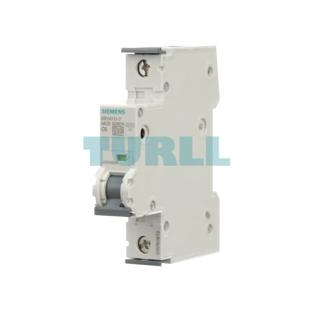 Siemens 5SY4111-7 Miniature Circuit Breaker 230/400V 10kA, 1-Pole, C Curve, 5A, 70mm