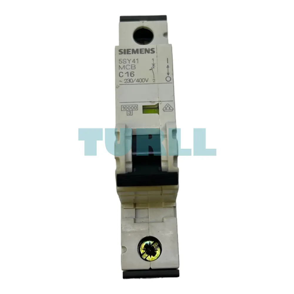 Siemens 5SY4116-7 Miniature Circuit Breaker 1-Pole, C-Curve, 16A, 10kA, MCB 230/400V