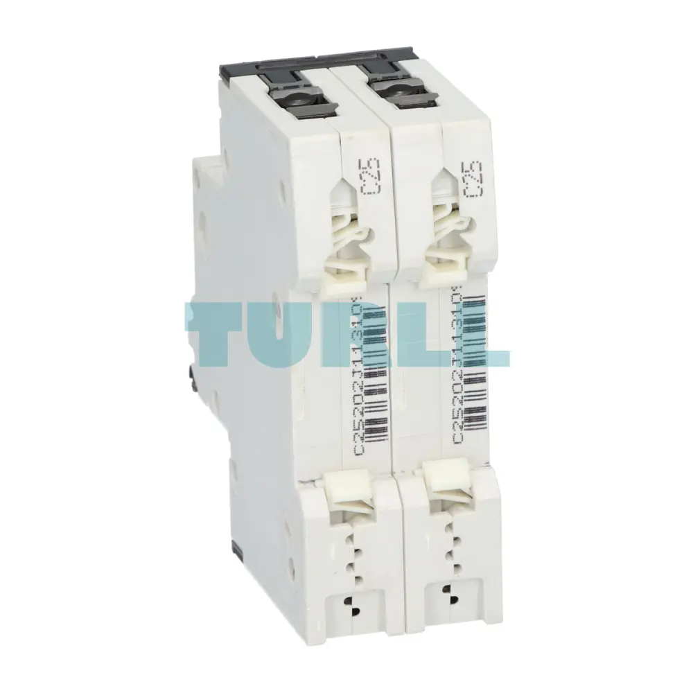 Siemens 5SY4225-7 Miniature Circuit Breaker 2-Pole, 25A, Type C, 10kA, 400V