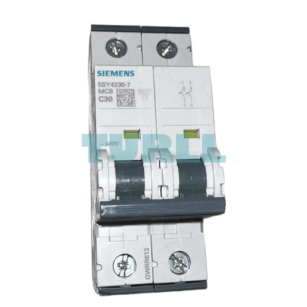 Siemens 5SY4230-7 Miniature Circuit Breaker 400V, 10kA, 2-Pole C 30A