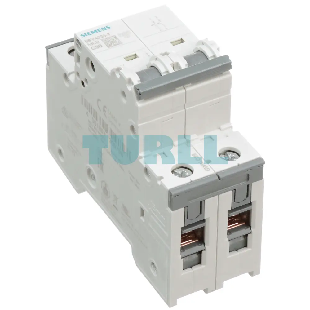 Siemens 5SY4230-7 Miniature Circuit Breaker 400V, 10kA, 2-Pole C 30A