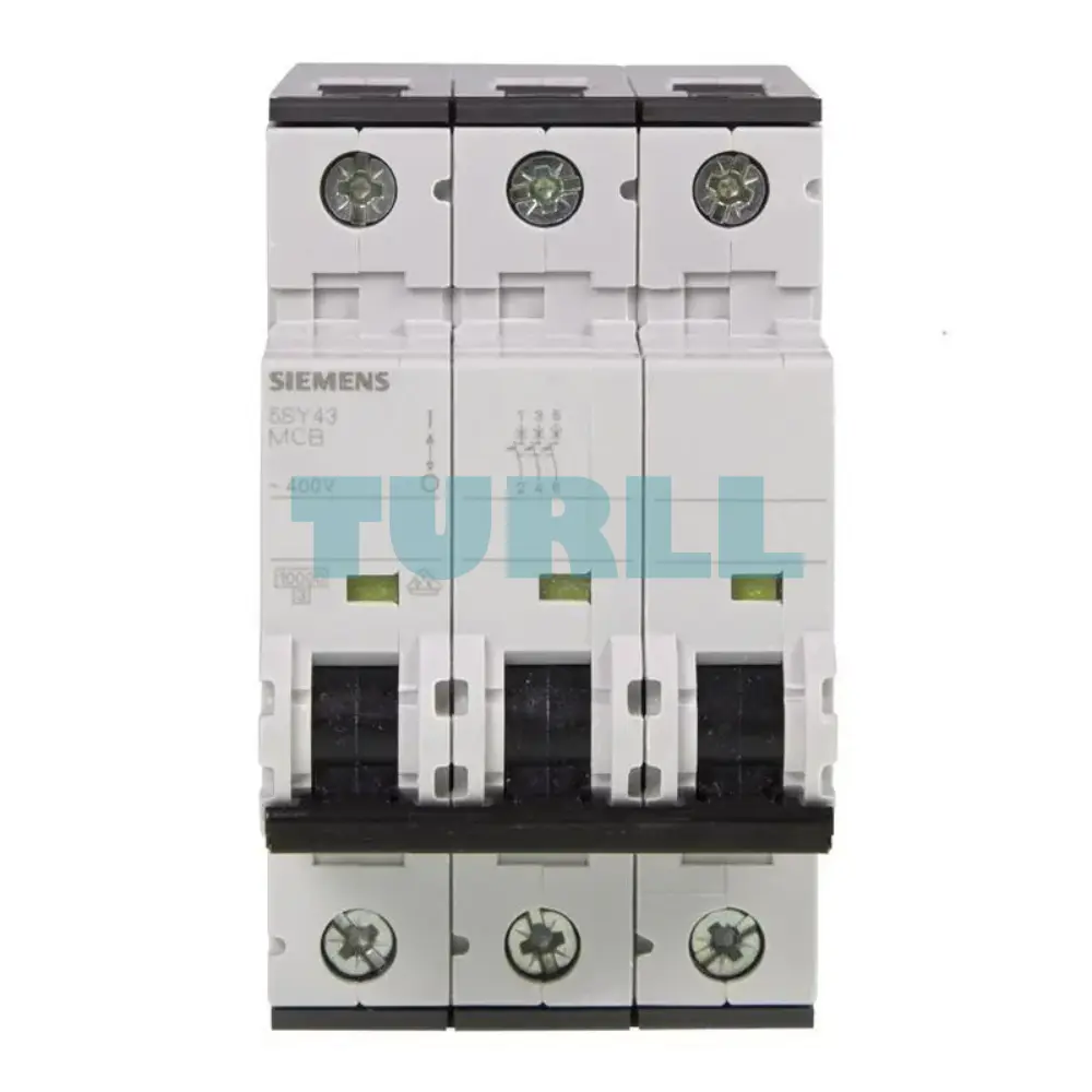Siemens 5SY4306-7 Miniature Circuit Breaker, 3-Pole, 6A, Type C, 400V, 10kA Original Brand New 1 Siemens 5SY4306-7 Miniature Circuit Breaker, 3-Pole, 6A, Type C, 400V, 10kA
