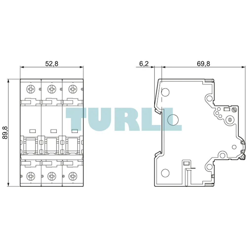 Siemens 5SY4306-7 Miniature Circuit Breaker, 3-Pole, 6A, Type C, 400V, 10kA Original Brand New 5 Siemens 5SY4306-7 Miniature Circuit Breaker, 3-Pole, 6A, Type C, 400V, 10kA