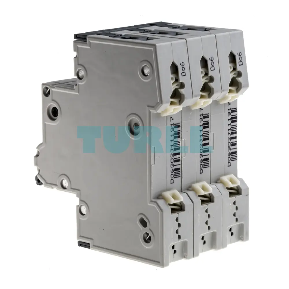Siemens 5SY4306-8 Miniature Circuit Breaker 3-Pole, 6A, D-curve, 400V, 10kA