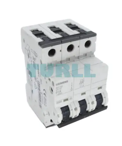 Siemens 5SY4315-8 Miniature Circuit Breaker 3-Pole, 1.6A, 400V, 10kA, Type D