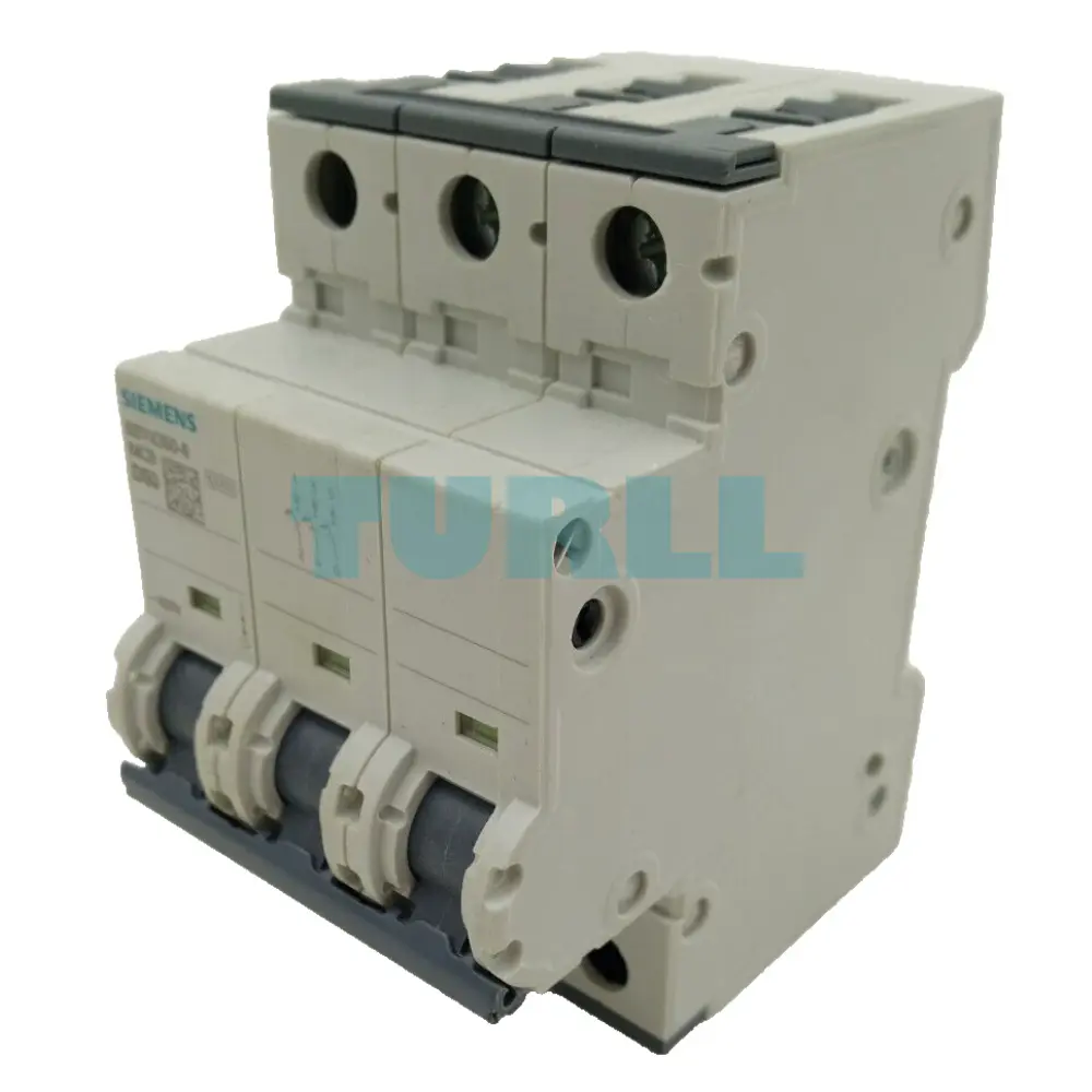 Siemens 5SY4350-8 Miniature Circuit Breaker 3-Pole, 50A, D-Curve, 10kA, 400V