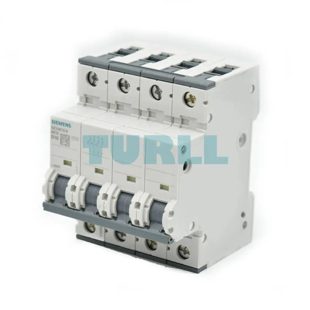 Siemens 5SY4616-8 Miniature Circuit Breaker 400V, 10kA, 3+N-Pole, 16A, D Type (70mm)