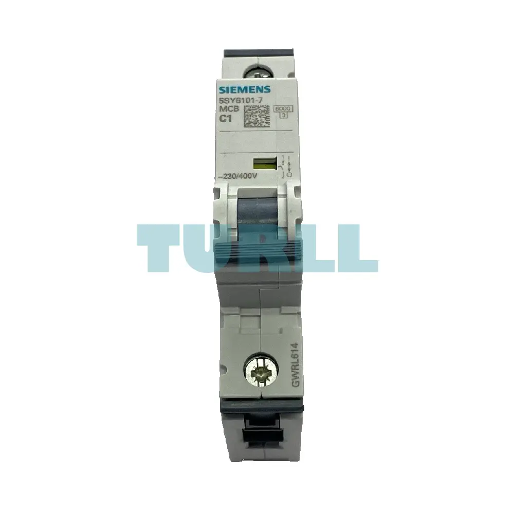 Siemens 5SY6101-7 Miniature Circuit Breaker 1-Pole, 1A, C-Curve, 6kA
