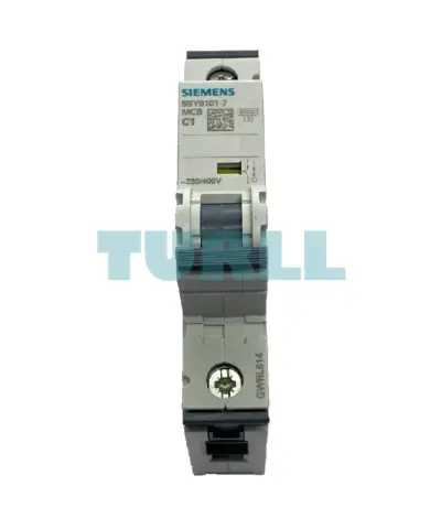 Siemens 5SY6101-7 Miniature Circuit Breaker 1-Pole, 1A, C-Curve, 6kA