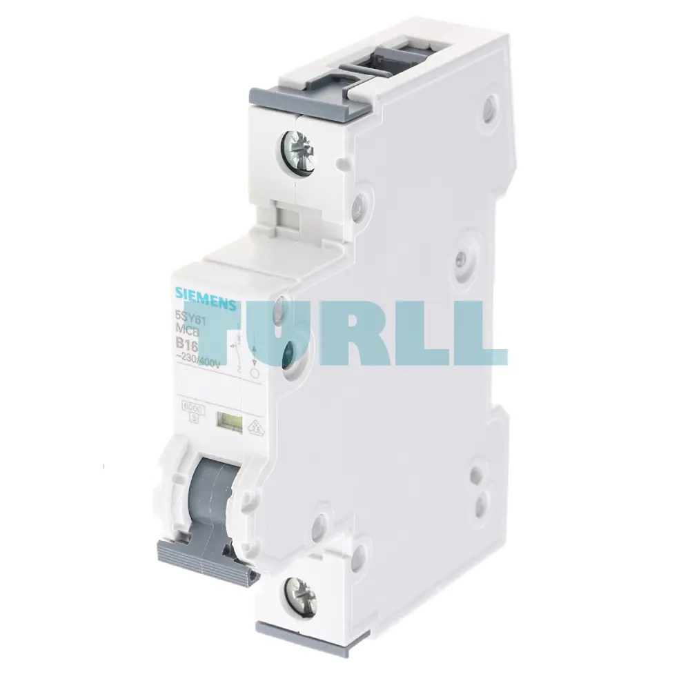 Siemens 5SY6116-6 Miniature Circuit Breaker 230/400V 6kA, 1-Pole, B Curve, 16A