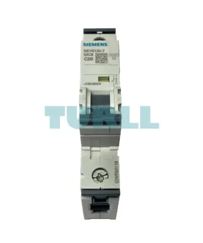 Siemens 5SY6120-7 Miniature Circuit Breaker 1-Pole, 20A, Type C, 6kA