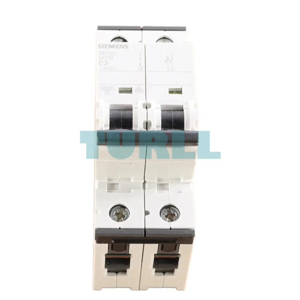 Siemens 5SY6203-7 Miniature Circuit Breaker 2-Pole, 3A, Type C, 6kA, 400V