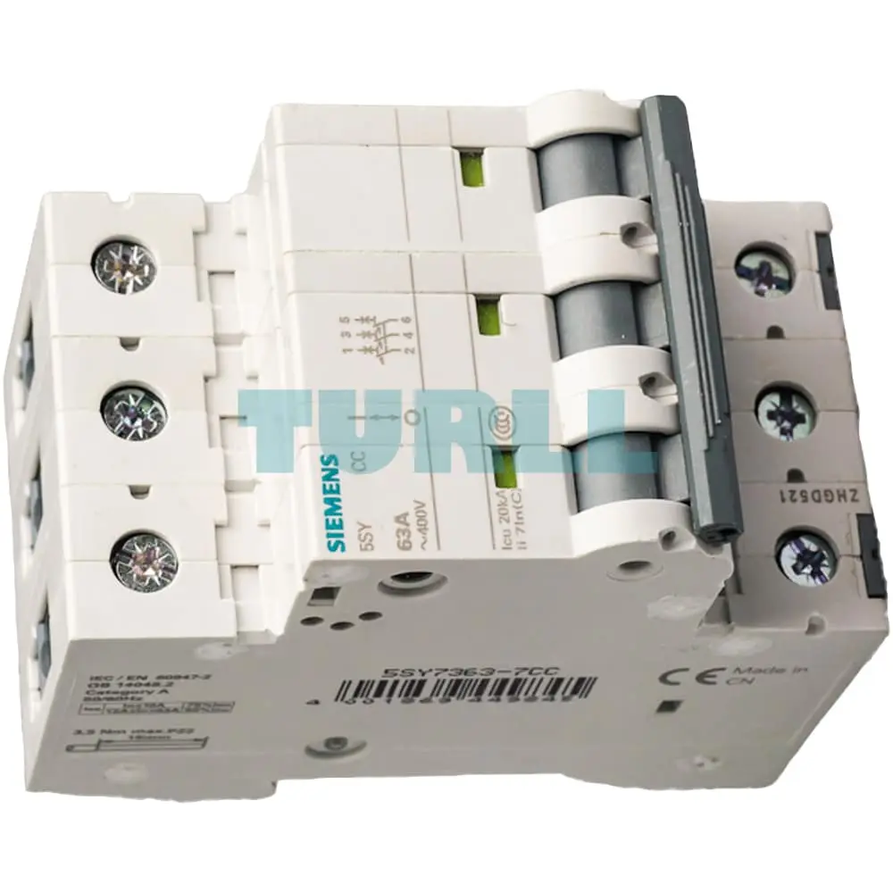 5SY6313-8CC Siemens Miniature Circuit Breaker Original Brand New 2 5SY6313-8CC Siemens Miniature Circuit Breaker Original Brand New - Image 2